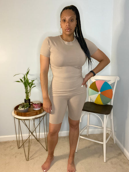 The Everyday Mocha Short Set